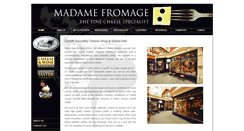 Desktop Screenshot of madamefromage.co.uk